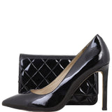 Chanel Classic Wallet on Chain Patent |  Black Diamond