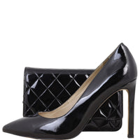 Chanel Classic Wallet on Chain Patent |  Black Diamond