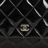 Chanel Classic Wallet on Chain Patent |  Black Diamond