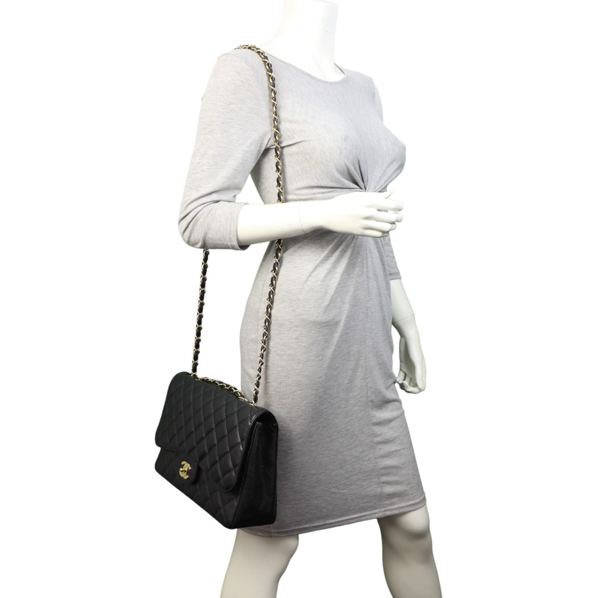 Chanel Classic Single Flap Jumbo | Black