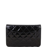 Chanel Classic Wallet on Chain Patent |  Black Diamond