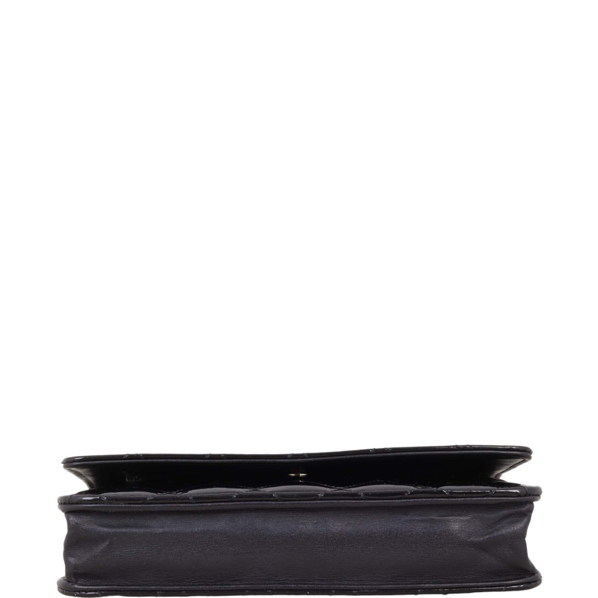Chanel Classic Wallet on Chain Patent |  Black Diamond