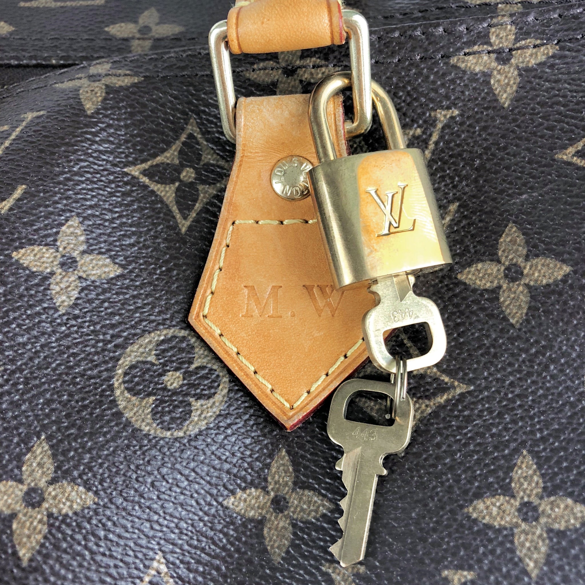 Louis Vuitton Speedy 40 Bandouliere Monogram Padlock