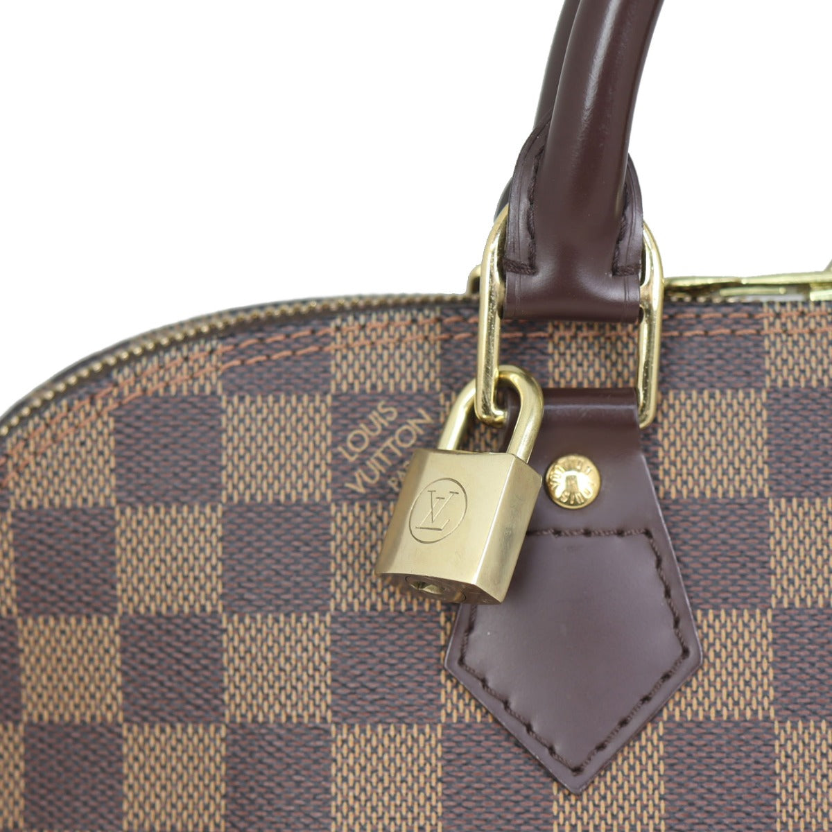 Louis Vuitton Alma PM Damier Ebene Lock