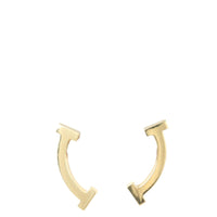 Tiffany & Co T Smile Earrings 18k Yellow Gold