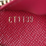 Louis Vuitton Clemence Wallet Monogram Fuchsia Date Code