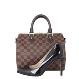 Louis Vuitton Speedy 25 Bandouliere Damier Ebene