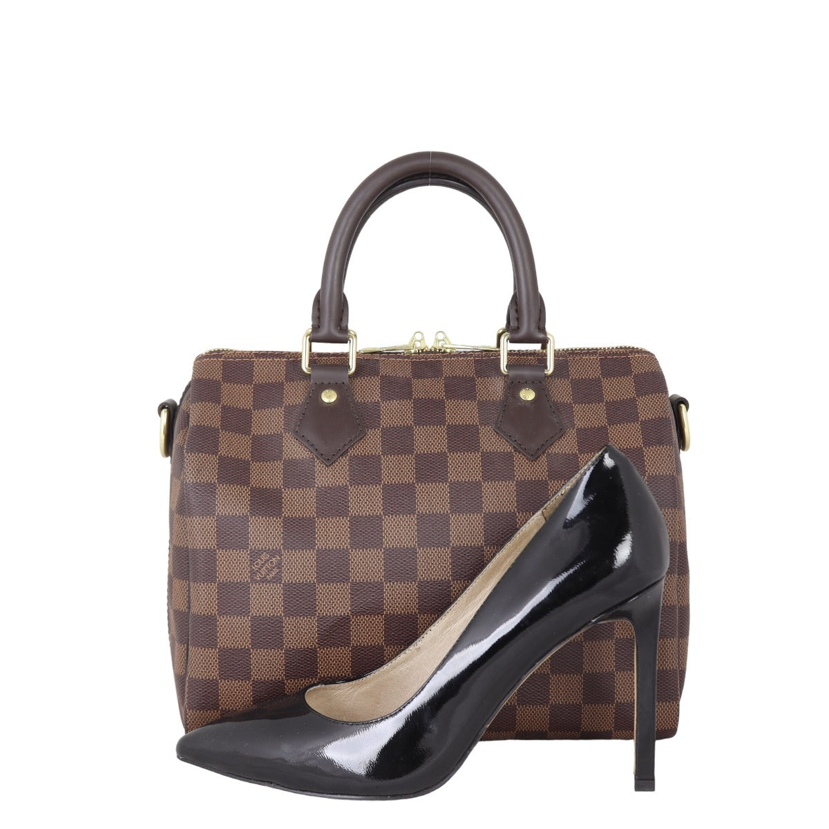 Louis Vuitton Speedy 25 Bandouliere Damier Ebene