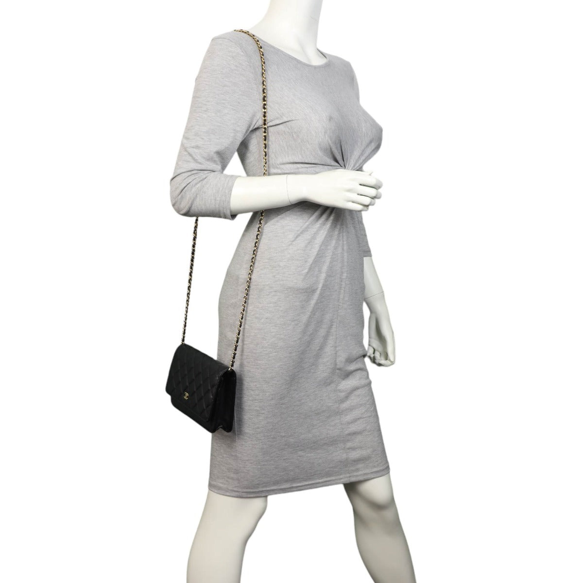 Chanel Classic Wallet on Chain | Black Lambskin