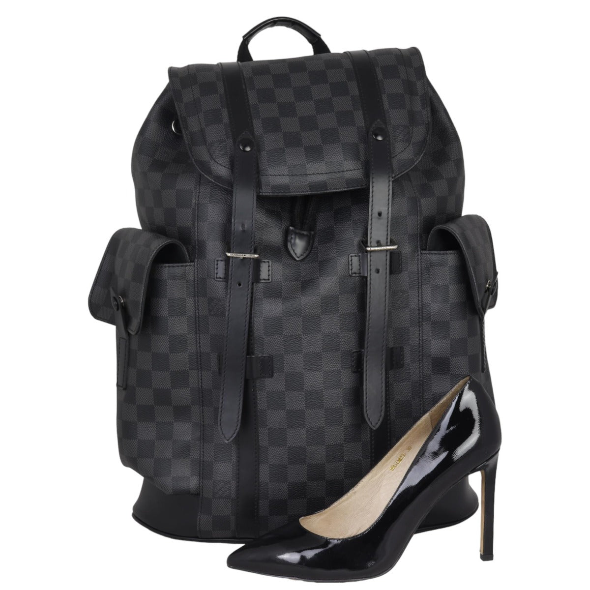 Louis Vuitton Christopher Backpack Damier Graphite