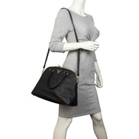 Prada Vitello Daino Dome Zip Tote