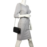 Dior Lady Dior Patent Cannage Pouch