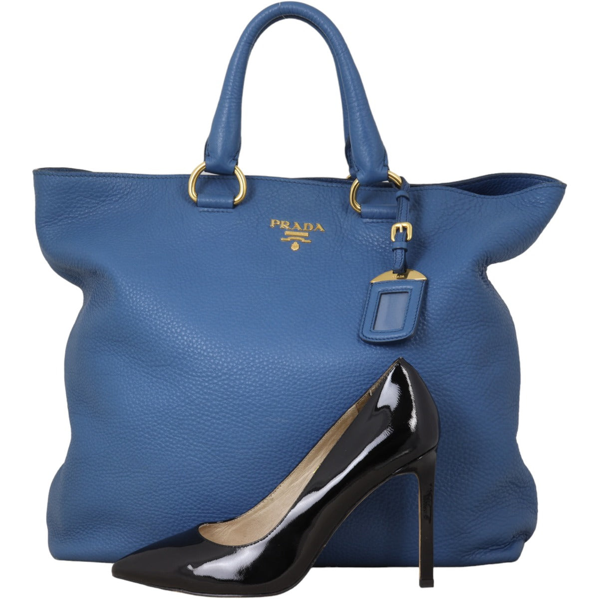 Prada Vitello Daino Shopping Tote