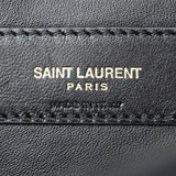 Saint Laurent Monogram Velvet Clutch Interior Stamp