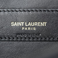 Saint Laurent Monogram Velvet Clutch Interior Stamp