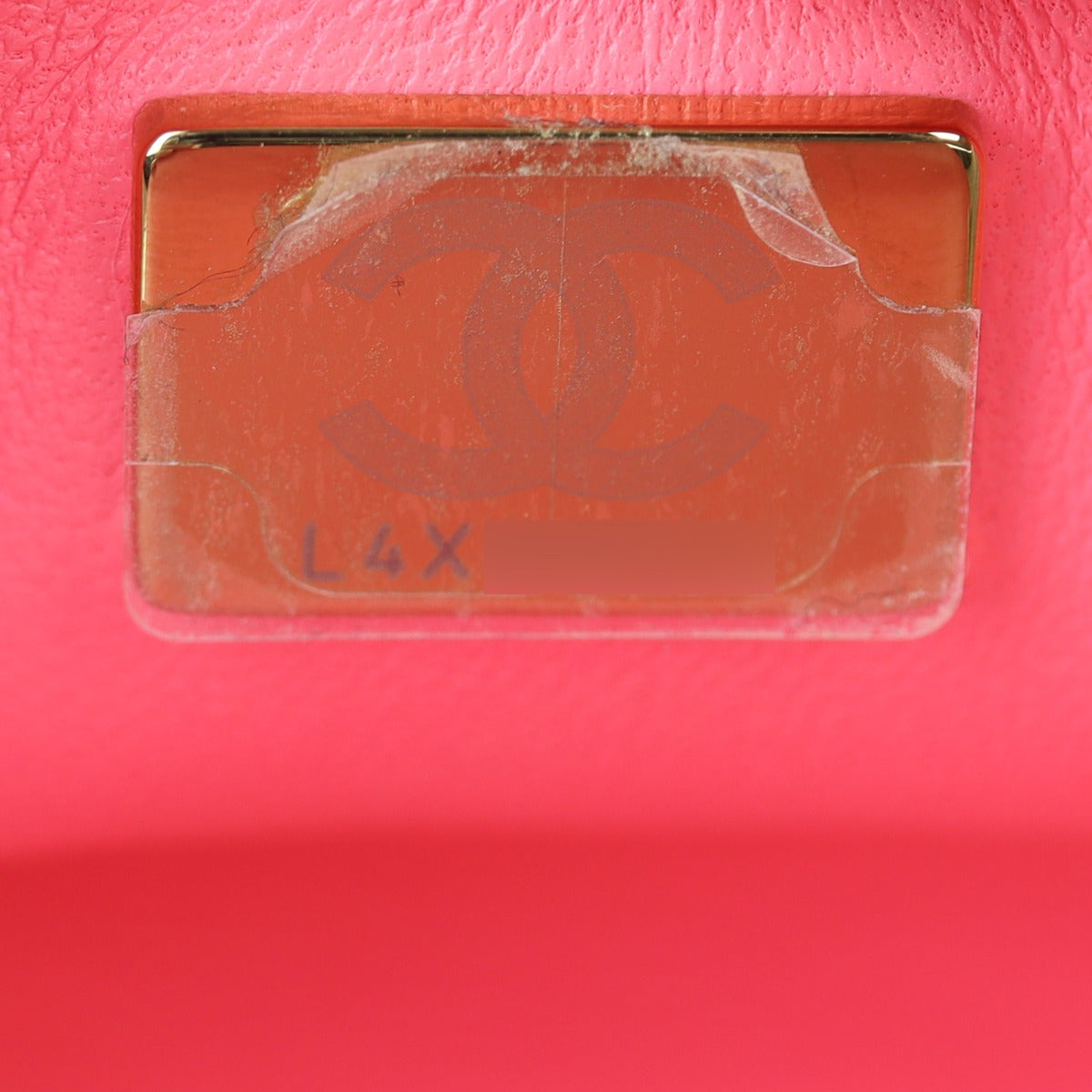 Chanel Boy Chevron Mini Hardware Date Code