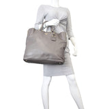 Prada Vitello Morbido Large Expandable Shopper Tote Mannequin