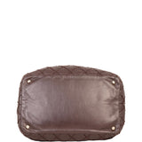 Chanel CC Drawstring Bucket Bag | Chocolate Brown