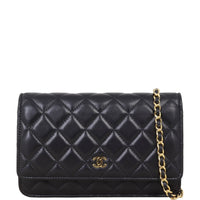 Chanel Classic Wallet on Chain | Black Lambskin