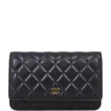 Chanel Classic Wallet on Chain | Black Lambskin