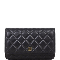 Chanel Classic Wallet on Chain | Black Lambskin