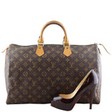 Louis Vuitton Speedy 40 Monogram Scale