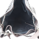 Chanel CC Drawstring Bucket Bag | Chocolate Brown