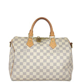 Louis Vuitton Speedy 30 Bandouliere Damier Azur