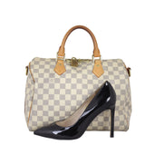Louis Vuitton Speedy 30 Bandouliere Damier Azur