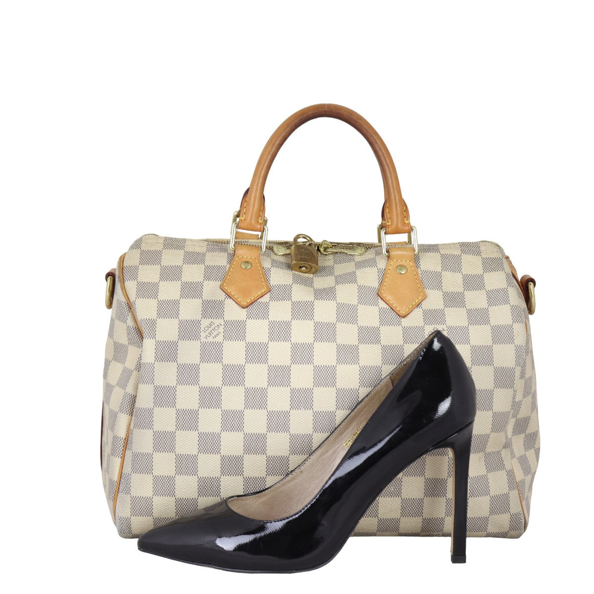 Louis Vuitton Speedy 30 Bandouliere Damier Azur