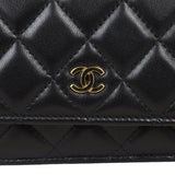 Chanel Classic Wallet on Chain | Black Lambskin