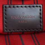 Louis Vuitton Neverfull Pochette Damier Ebene Interior Stamp