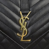 Saint Laurent Monogram Mix Matelasse Envelope Chain Bag Medium