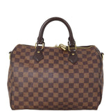 Louis Vuitton Speedy 30 Bandouliere Damier Ebene