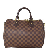 Louis Vuitton Speedy 30 Bandouliere Damier Ebene