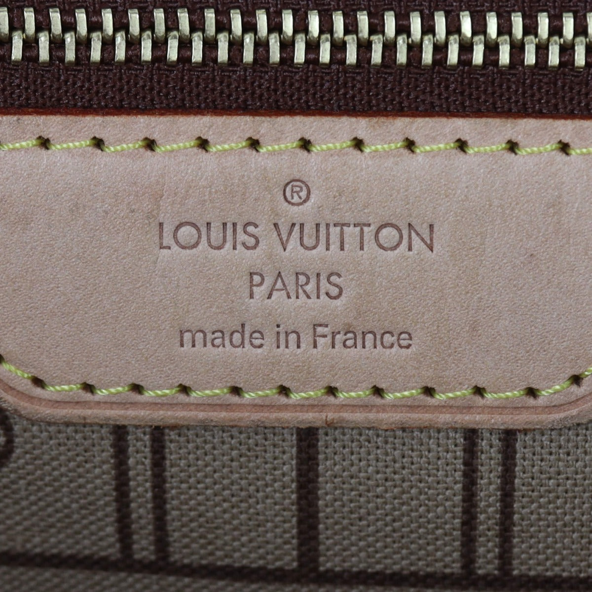 Louis Vuitton Neverfull GM Monogram Interior Stamp