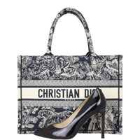 Dior Book Tote Medium Toile de Jouy Reverse