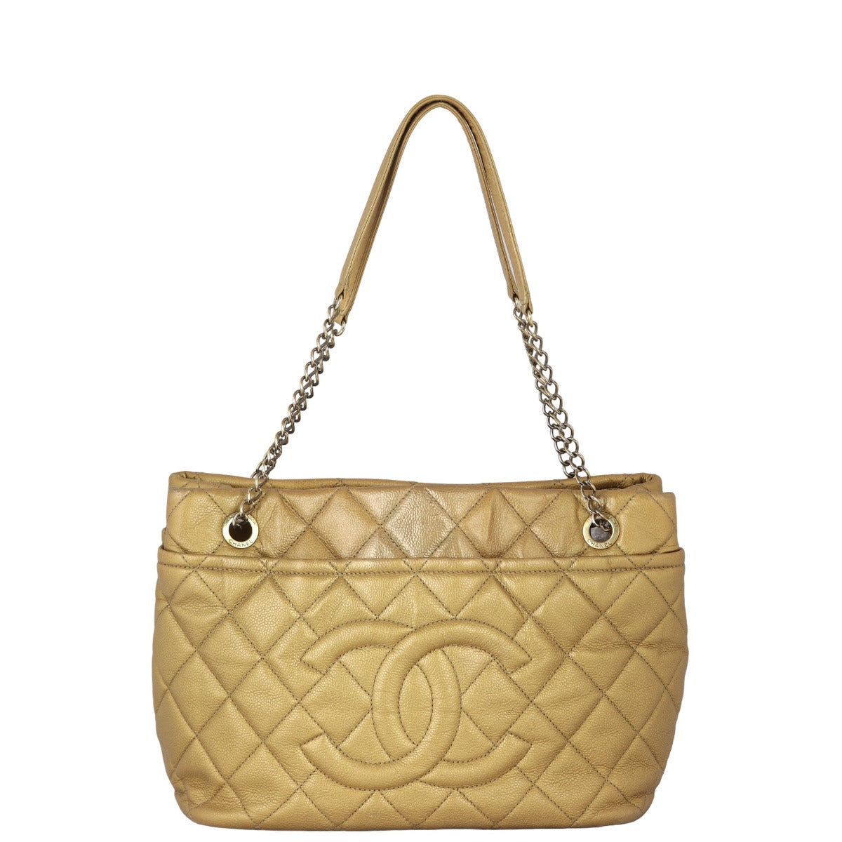 Chanel CC Timeless Shopping Tote | Gold