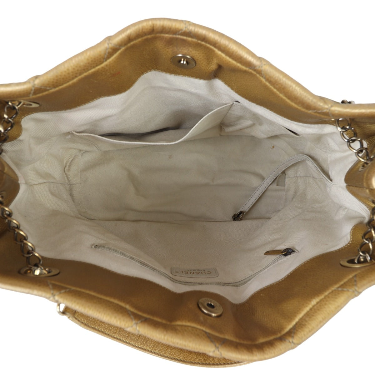 Chanel CC Timeless Shopping Tote | Gold