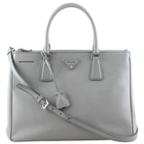 Prada Saffiano Galleria Double-zip Tote Medium Front