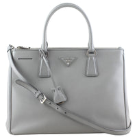 Prada Saffiano Galleria Double-zip Tote Medium Front