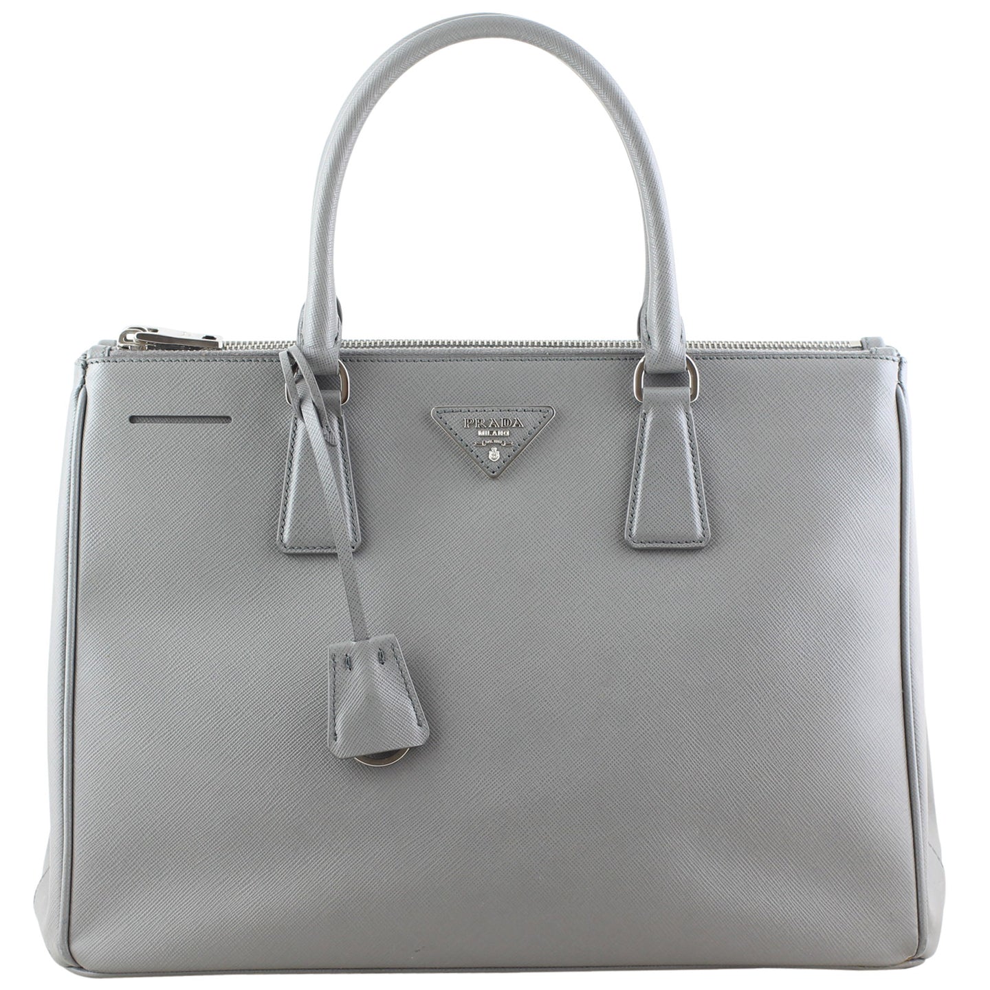 Prada Saffiano Galleria Double-zip Tote Medium Front