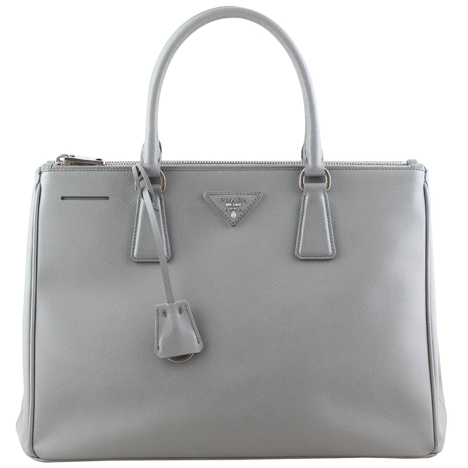 Prada Saffiano Galleria Double-zip Tote Medium Front