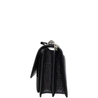 Saint Laurent Sunset Medium Croc-Embossed