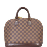 Louis Vuitton Alma PM Damier Ebene | Cowhide Leather