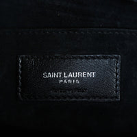 Saint Laurent Sunset Medium Croc-Embossed