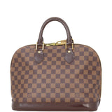 Louis Vuitton Alma PM Damier Ebene | Cowhide Leather