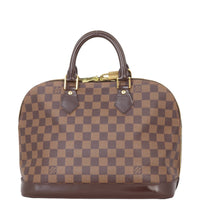 Louis Vuitton Alma PM Damier Ebene | Cowhide Leather