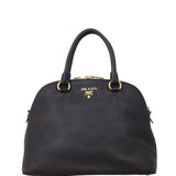 Prada Vitello Daino Dome Zip Tote