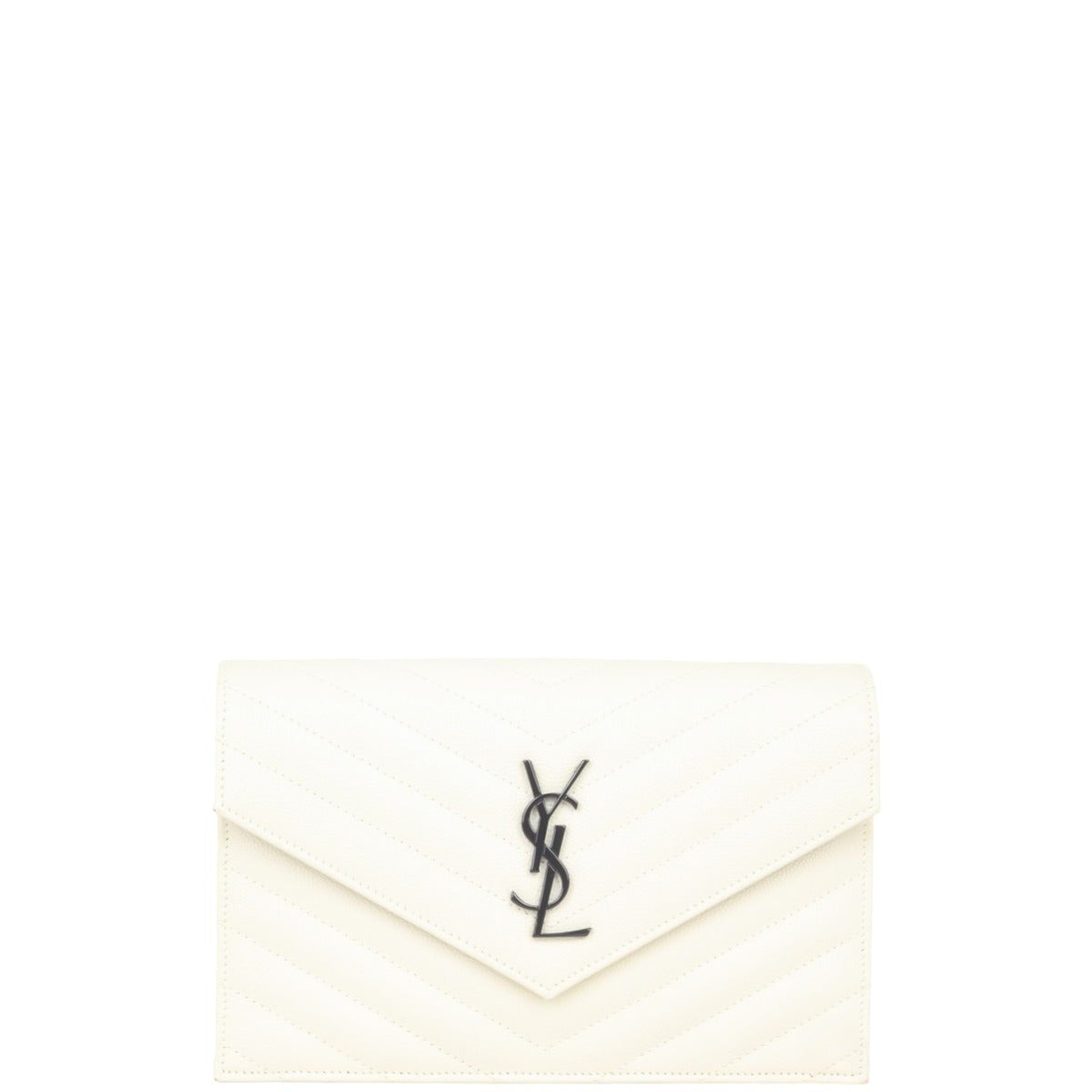 Saint Laurent Cassandre Envelope Chain Wallet